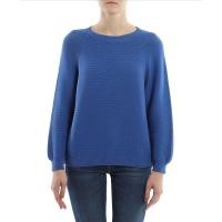 ราคา MaxMara WEEKEND Blue Renania Crewneck Sweater Size L (40713893704)