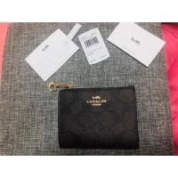 ราคา Coach กระเป๋าเงินใบสั้น 2พับ ของแท้ 100% (3107978851)