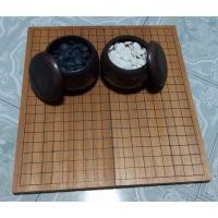 ราคา กระดานหมากล้อม+เม็ดหมากล้อมในโถไม้แท้ (25465935371)