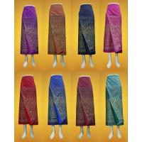 ราคา ผ้าถุงฝ้ายทอไหมแกมฝ้าย เย็บสำเร็จแบบอัดกาว (18181207038)