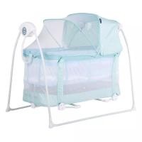 ราคา Camera เปลเด็กไกวไฟฟ้าอัตโนมัติ 3in1 เปลไกว+เพลเพน ปรับแรงไกวได้ (16324993975)