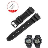 ราคา ทดแทนสายนาฬิกายาง Casio SGW300 400/AE1000 1100 W-800H 218H S210 (26988839648)