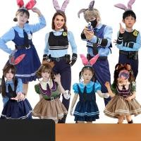 ราคา ชุดคอสเพลย์ฮาโลวีน Character กระต่ายตำรวจ Judy จาก Crazy Animal City เหมาะสำหรับครอบครัว (40068917089)