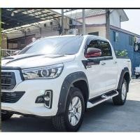 ราคา คิ้วล้อ โป่งล้อ โป่งเย็บ มีหมุดขนาด 6 นิ้ว สีดำด้าน สำหรับ toyota hilux revo rocco ร็อคโค่ งานพลาสติก abs (25593259407)