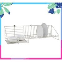 ราคา ชั้นวางจาน ที่คว่ำจาน สแตนเลสอย่างดี ชั้นคว่ำจาน ติดผนัง ตะแกรงคว่ำจานชั้นคว่ำจาน ติดผนัง 80 ซม. KECH (3222292032)