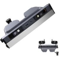 ราคา 65W USB Charger Hub สําหรับ Tesla รุ่น Y Juniper 2025,2026 Accessories- 4-Port Fast Charging HUB พร้อมฝาครอบเลื่อน, Retractable Phone Charger Hub, Docking Station สําหรับ Tesla รุ่น 3 H (55300944241)