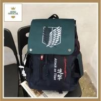 ราคา Anime Attack On Titan Bag AoT Backpack Bagpack Stylish Korean Mens School Bag Womens Bag (50301283472)