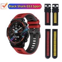 ราคา Black Shark GS3 Sport Strap สายซิลิโคน Black Shark GS3 Sport Smart watch Strap สายนาฬิกา สายรัดข้อมือกีฬา (28280311194)