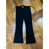 ราคา กางเกงผ้ายืดขาม้าสีดำมีเชือกผูกเอวH&M (28470057670)