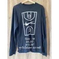 ราคา เสื้อยืดมือสอง แขนยาว Nike ไนกี้ dri-fit ใส่ออกกำลังกาย สภาพเดี เสื้อยืด มือสอง (12141565588)