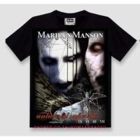 ราคา เสื้อวง marilyn manson เสื้อยืด marilyn manson overprint ( ป้าย The Roxx ) (22314741229)