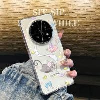 ราคา เคสมือถือ OPPO Find N5 , Find N3 ลายหนูปาร์ตี้ใส่หมวกน่ารัก เคสใสกันรอย TPU นุ่ม ดีไซน์ลวดลายดาว (43653524669)
