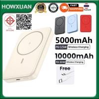 ราคา UGREEN Mini Power Bank 10000mAh 20W 5000mAh 15W Magnetic Wireless Power Bank เครื่องชาร์จแบบพกพา (27816004988)