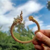 ราคา กำไลพญานาค กำไลหินไหมทอง กำไลชุบทอง (10552448368)