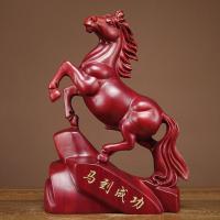 ราคา ดอกคําฝอยลูกแพร์ไม้แกะสลักเครื่องประดับม้าไม้เนื้อแข็งแกะสลักงานฝีมือเครื่องประดับมะฮอกกานีม้าไม้ (28712685812)