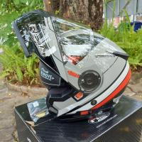 ราคา Real หมวกกันน็อค ยกเปิดคางได้ STORM FORCE ขาว/แดง (2948050403)