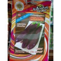 ราคา เมล็ดมะเขือม่วง มะเขือยาวม่วง 10 แถม 1 เมล็ดผัก เมล็ดพันธุ์ ตรา สี่ทิศ 4ทิศ มะเขือ (4015011060)