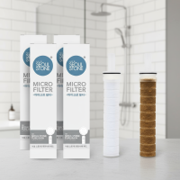 ราคา ชุดกรองน้ําฝักบัว: 4 ชิ้น Pure Rain กับ Seoul Stone (41075839036)