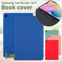 ราคา Book Cover มีรางปากกา เคส สำหรับ Samsung Galaxy Tab S6 Lite 10.4 P610 / P615 / P613 P619 2022 / 2024 (4343709237)