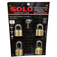 ราคา กุญแจคีย์อะไลท์ SOLO (4ตัวชุด) รุ่น4507N (2182904370)