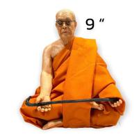 ราคา (หน้าตัก 9นิ้ว สูง25ซม.)หลวงพ่อพุทธทาสภิกขุ วัดสวนโมกขพลาราม งานไฟเบอร์หุ่นขี้ผึ้งห่มจีวรเสมือนจริง ท่านเป็นพระผู้ปฏิบัต (10187899845)