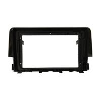 ราคา 2 Din 9 นิ้วติดตั้งวิทยุรถยนต์ DVD GPS Mp5 ABS PC พลาสติก Fascia กรอบเครื่องบินสำหรับ HONDA Civic 2016+ Dash Kit (10959884731)