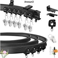 ราคา ANXSUN3 ราวแขวนผ้าม่าน, ยืดหยุ่นงอได้ 2/ ราวผ้าม่าน, ราวแขวนกั้นห้องรูปตัวยูที่ทนทานติดผนังเพดาน (41676318439)