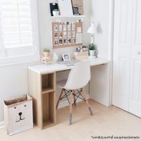 ราคา SB Design Square โต๊ะทำงาน รุ่น Floxi ขนาด 100 ซม. สีขาว (100x40x75 ซม.) แบรนด์ KONCEPT FURNITURE (24407995300)