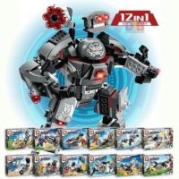ราคา ส่งฟรีEMSไม่ต้องใช้โค้ด Big Elephant JX1162: Various Iron Man Variants and War Machine Buster Combiner (เลโก้จีน) (2160572949)