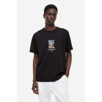 ราคา H&M(เอชแอนด์เอ็ม) เสื้อยืด COOLMAX® ทรงหลวม ผู้ชาย 1162392_4 (41102144622)