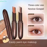 ราคา ชานลิน 3สี Gradual Eye Shadow, Eye Concealer Long Lasting Gradient Eye Shadow Stick, More Saturated กันน้ํา Shining Sweatproof เกาหลีอายแชโดว์แป้ง Eye แต่งหน้าเครื่องมือ (24597467604)