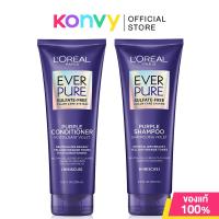 ราคา Loreal Paris Set 2 Items EverPure Sulfate-Free Purple Shampoo 200ml + Conditioner 200ml. (24651980433)
