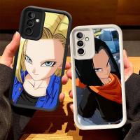 ราคา O-51 Dragon Ball Android Casing สําหรับ Samsung Galaxy A35 A04s A34 A25 A05S A36 A26 A56 5G สีดําและสีขาว (40364202051)