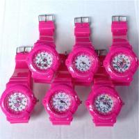 ราคา นาฬิกาแฟชั่น Fashion watch หน้าปัดคิตตี้ พร้อมเซ็ทเวลา (2849479948)