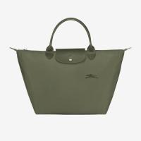 ราคา กระเป๋า LONGCHAMP สีเขียว ไซส์ M (26357631017)