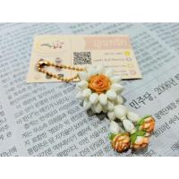 ราคา พวงกุญแจมาลัยจิ๋ว : Size L สีส้ม (17680333597)