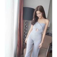 ราคา จั๊มสูทเกาะอกขายาว (307534803)