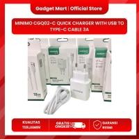ราคา MINIMO CGQ02-C เครื่องชาร์จด่วนพร้อมสาย USB เป็น Type-C 3A (27792989554)