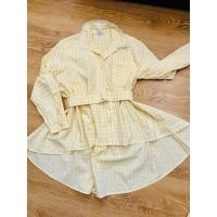 ราคา Landmee เดรสผ้าฝ้าย หน้าสั้น หลังยาว S ทรง Oversized (24162310724)