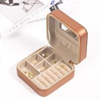 ราคา เอสพีเอ็มซี กล่องเครื่องประดับหนังสีโรสโกลด์สุทธิต่างหูสีแดงกล่องเก็บสร้อยคอแหวนกล่องเครื่องประดับ (28414532732)