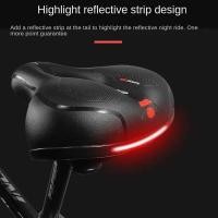 ราคา Hollow Breathable Bicycle Saddle Men Women MTB Road Bike Saddle Shock Absorbing Comfortable Big Butt Bike Seat (18485320480)