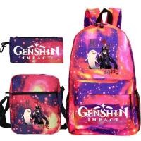 ราคา ❤ Genshin Impact Hu Tao กระเป๋าสะพายหลัง กระนักเรียน าสะพายไ (27457240066)