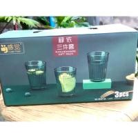 ราคา ของขวัญแก้วสีเขียว3ใบราคา129บาท#ของรับไหว้ (28453534768)