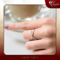 ราคา NAKORN GEMS แหวนเพชรแท้ แหวนทองแท้18K(ทอง75%) แหวนผู้หญิง แหวนเพชร แหวนทอง ฝังเพชรแท้ ขายจำนำได้ พร้อมใบรับประกันสินค้า (13722037119)