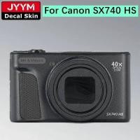 ราคา สติกเกอร์ที่กําหนดเองสําหรับ Canon PowerShot SX740HS Decal ผิวกล้องไวนิลห่อฟิล์ม Anti-Scratch Protector Coat SX740 HS 88 (46450347361)