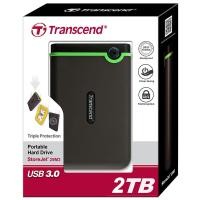 ราคา พร้อมส่งTranscend StoreJet 25M3 2 TB Portable Hard Drive รับประกัน 3 ปี (11223257198)