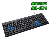 ราคา คีย์บอร์ด USB MDTech KB-674 (56550113937)