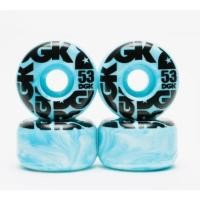 ราคา DGK | 53mm 101a Swirl Formula Blue Wheels (22820120547)