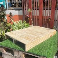 ราคา ชั้นวางของ ตั่ง เตียง แคร่ ไม้สนนอก60x90x10.2 แบบ 3 ขา อุปกรณ์เสริม (40412919218)