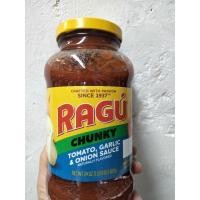 ราคา Ragu Chunky Tomato Garlic&Onion Sauce ซอสราดพาสต้า รากู 680กรัม (23721027977)